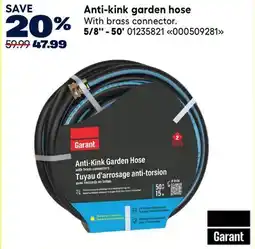 RONA Garant Anti-kink garden hose offer