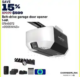 RONA Belt-drive garage door opener 1-HP offer