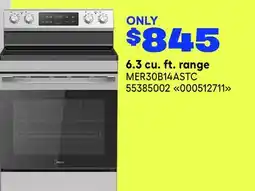 RONA Midea 6.3 cu. ft. range offer