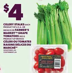 Valu-mart CÉLERI OU TOMATES RAISINS DÉLICES DU MARCHÉ offer