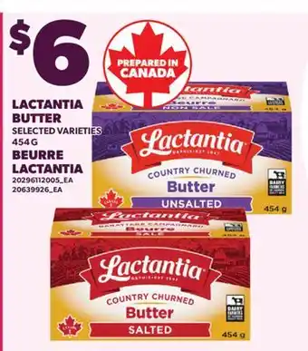 Valu-mart BEURRE LACTANTIA offer