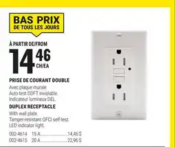 BMR PRISE DE COURANT DOUBLE offer