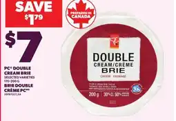 Valu-mart BRIE DOUBLE CRÈME PC offer