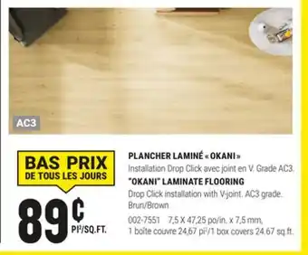 BMR PLANCHER LAMINÉ  OKANI  offer