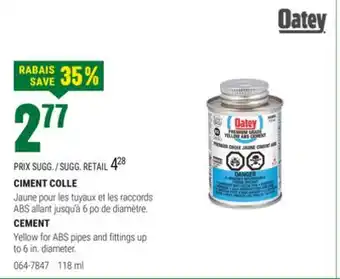 BMR CIMENT COLLE offer