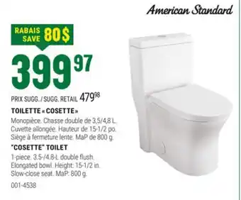 BMR TOILETTE  COSETTE  offer