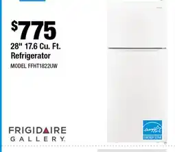 Home Depot 28 17.6 Cu. Ft. Refrigerator offer