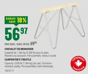 BMR CHEVALET DE MENUISIER offer