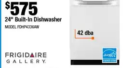 Home Depot 24 Built-In Dishwasher offer