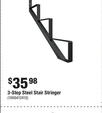 3-Step Steel Stair Stringer offer at Home Depot