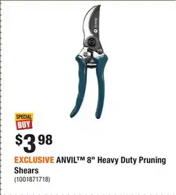 Home Depot EXCLUSIVE ANVIL 8 Heavy Duty Pruning Shears offer