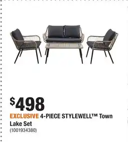 Home Depot EXCLUSIVE 4-PIECE STYLEWELL Town Lake Set offer