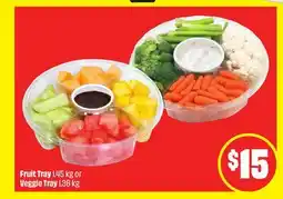 FreshCo Fruit tray 1.45 kg or Veggie Tray 1.36 kg offer