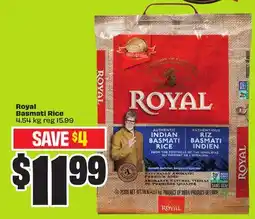 FreshCo Royal Basmati Rice 4.54 kg reg 15.99 - Vaisakhi offer