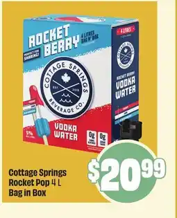 FreshCo Cottage Springs Rocket Pop 4 L Bag in Box offer
