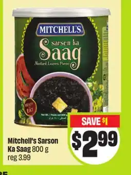 FreshCo Mitchell's Sarson Ka Saag 800 g - Vaisakhi offer