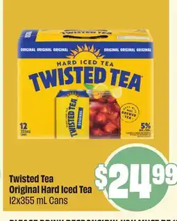 FreshCo Twisted Tea Original Hard Iced Tea 12x355 mL Cans offer