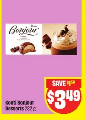 FreshCo Konti Bonjour Desserts offer