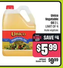 FreshCo Unico Vegetable Oil offer
