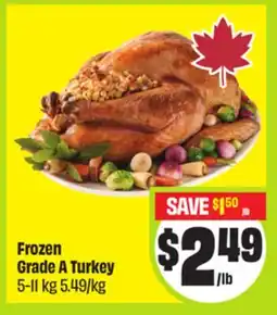 FreshCo Frozen Grade A Turkey offer