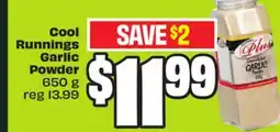 FreshCo Cool Runnings Garlic Powder offer
