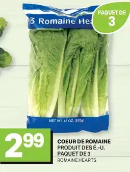 L'Intermarché COEUR DE ROMAINE | ROMAINE HEARTS offer