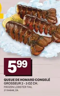 L'Intermarché QUEUE DE HOMARD CONGELÉ | FROZEN LOBSTER TAIL offer