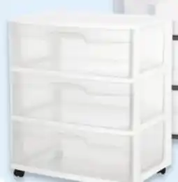 Walmart Sterlite 3-Drawer wide cart offer