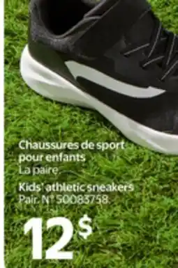 Walmart Kids' Athletic sneakers offer