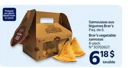 Walmart Brar's vegetable samosas offer
