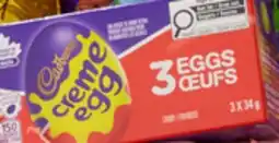Walmart Cadbury Creme Eggs candy 3-pack offer