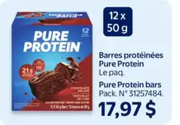 Walmart Pure Protein bars offer