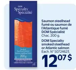 Walmart DOM Specialty smoked steelhead offer