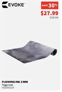 Sports Experts EVOKE FLOWING INK 5 MM Yoga mat offer