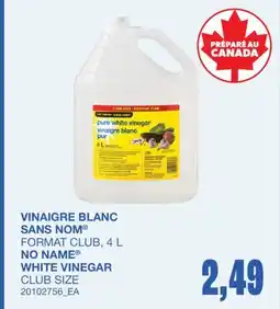 Wholesale Club VINAIGRE BLANC SANS NOM offer