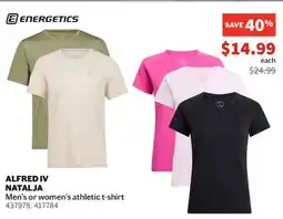Sports Experts ENERGETICS ALFRED IV NATALJA Men's or women's athletic t-shirt offer