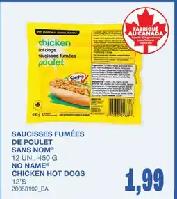 Wholesale Club SAUCISSES FUMÉES DE POULET, 12 UN offer