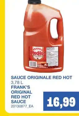 Wholesale Club SAUCE ORIGINALE RED HOT offer