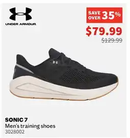 Sports Experts UNDER ARMOUR SONIC 7 Men's training shoes offer
