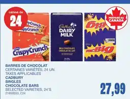 Wholesale Club BARRES DE CHOCOLAT, 24 UN offer