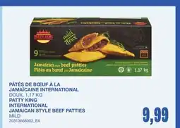 Wholesale Club PÂTÉS DE BŒUF À LA JAMAÏCAINE INTERNATIONAL offer