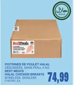 Wholesale Club POITRINES DE POULET HALAL, 5KG offer