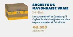 Wholesale Club SACHETS DE MAYONNAISE VRAIE, 210 × offer