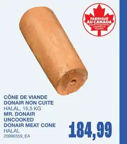 Wholesale Club CÔNE DE VIANDE DONAIR NON CUITE offer