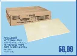 Wholesale Club FEUILLES DE PÂTE FEUILLETÉE offer