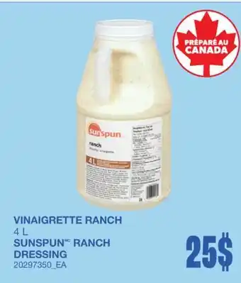 Wholesale Club VINAIGRETTE RANCH offer