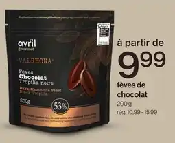 Avril Fèves de chocolat offer