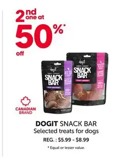 Mondou DOGIT SNACK BAR Selected treats for dogs offer