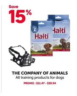 Mondou THE COMPANY OF ANIMALS All training products for dogs offer