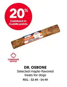 Mondou DR. OSBONE Selected maple-flavored treats for dogs offer